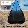 Sevobal Basketball Hoops Adjustable Basketball Hoop Stand Portable with Stable Base for Indoor Outdoor Backyard Patio, Black, 27.4"*43"*57.88" - 4 of 4