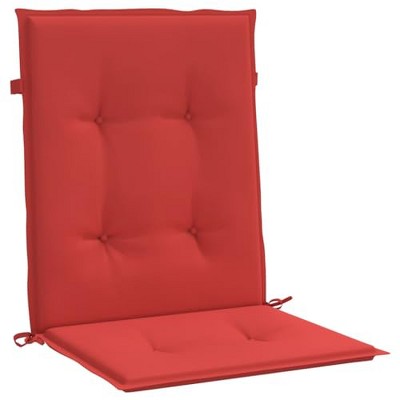 vidaXL 2/4x Garden Chair Cushion Outdoor Seating Pad Cushions Multi Colors 39.4" x 19.7" x 1.6"/ 2 Red