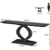 Tribesigns 59 Inches Modern Long Console Table with Double Arc Base for Entryway - 2 of 4