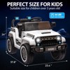 12V Kids Ride On Truck Car, Battery Powered Electric Vehicle Toy w/Parent Remote Control, Spring Suspension, 3 Speeds, LED Light, Music & Horn - 2 of 4