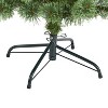 5ft. Pine Artificial Christmas Tree with 200 Clear LED Lights & Pine Cones – Natural Holiday X-Mas Glow - 4 of 4