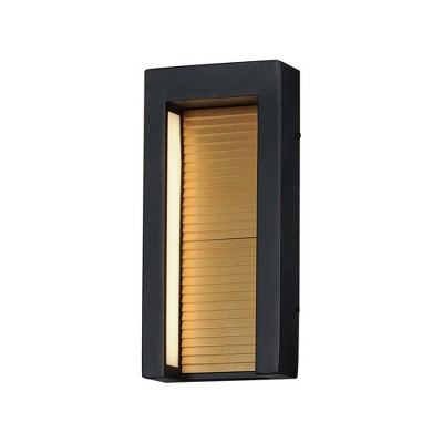 ET2 Lighting Alcove 2 - Light Wall Light in  Black/Gold