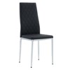 FONTOI 6PCS Dining Chairs with Metal Legs&Ergonomic Back for Dining Room, Meeting Family Dining Needs, Black, 15"*38.6"*15" - 2 of 4