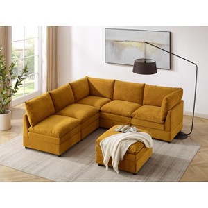 VANOMi Upholstered Modular Sectional Sofa - 1 of 4