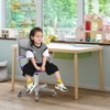 Infans Kids Desk Chair Adjustable Height Children Study Chair w/Auto Brake Casters Purple - 4 of 4