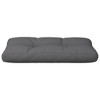 vidaXL Comfortable Pallet Cushion in Anthracite - Durable, Water-Resistant Polyester Fabric, Soft Hollow Fiber Filling for Indoor and Outdoor Use - 4 of 4