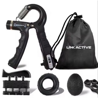 thumbnail image 2 of 3-Piece Finger Exerciser Kit – Grip Strengthener With Resistance Bands For Wrist & Forearm 2 of 6
