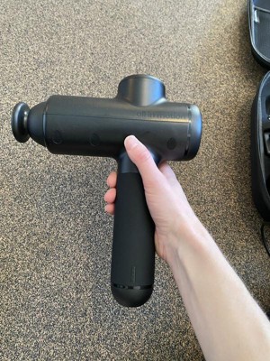 Sm Percussion Massage Gun Deep Tissue For Athletes  Cordless Handheld  30-speed Percussive Muscle Massage Therapy + 10 Heads, Lcd Screen & Carry  Case : Target