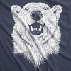 Ask Me About My Polar Bear T Shirt Funny Zoo Animal Flip Up Tee - Crazy Dog Men's T Shirt - 3 of 4