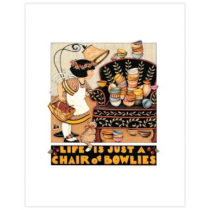 Chair of Bowlies Fine Art Print, 11"x14", Classic Farmhouse Print - 1 of 1