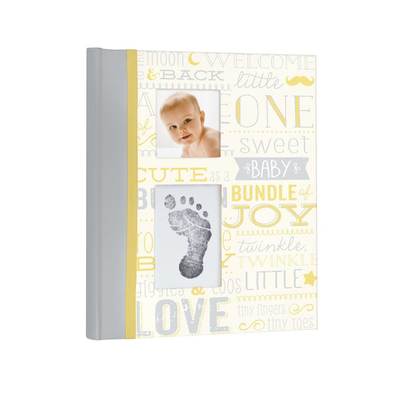 Pearhead Vintage Baby Memory Photo and Scrapbook Albums - Yellow, 1 of 11