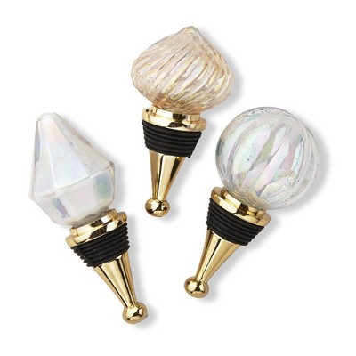 TAG Glass Bottle Stoppers Multi