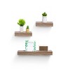 AZL1 Life Concept Decorative Bookshelf Floating Shelves Wall Wood Shelves Hanging Shelf Storage Decor Floating Shelves Wall, Beige, 23.6"*3.94"*1.57" - 3 of 4