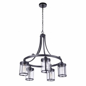 Craftmade Lighting Elliot 5 - Light Chandelier in  Flat Black - 1 of 1