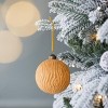 SEVOBAL D3.9" Party Decorations and Accessories Decorative  Set of 6 Glass Ball Ornaments Set for Holiday Tree Decor, Gold, 3.9"*3.9"*3.9" - 4 of 4