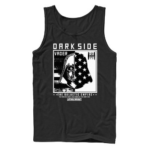 Men's Star Wars: A New Hope Darth Vader Dark Side Stars Tank Top - 1 of 4
