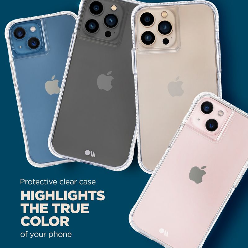 Case-Mate Apple iPhone 13 Tough Plus Case - Clear, 3 of 13