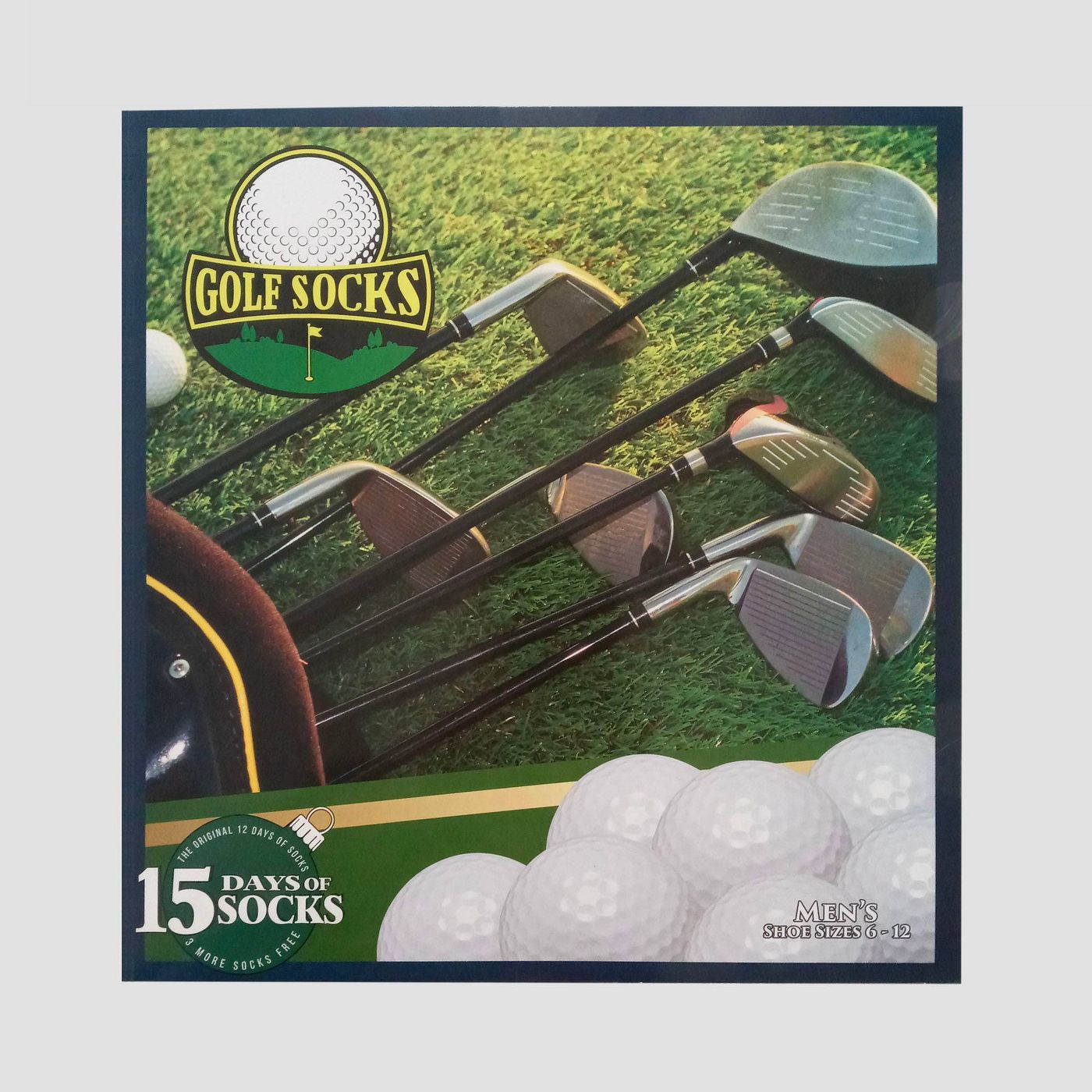 Men's Golf 15 Days of Socks Advent Calendar - Assorted Colors One Size - image 2 of 4