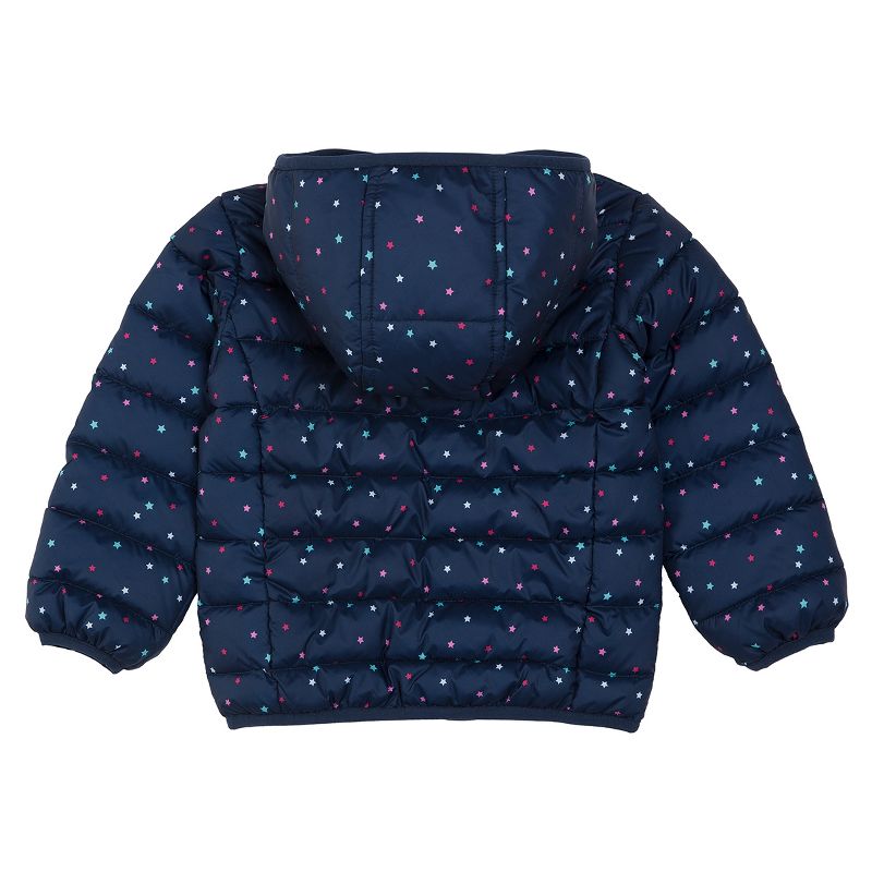 Rokka&Rolla Toddler Little Girls' Light Puffer Jacket Winter Coat, 4 of 9