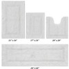 Lux Premium 100% Cotton Tufted Solid Reversible 4 Piece Bath Rug Set – Ultra-Soft, Water-Absorbent, Durable, Machine Washable Bathroom Rug - 2 of 4
