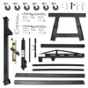 2-Ton Heavy Duty Folding Engine Hoist - Shop Crane with 6 Casters & Engine Lift Lever, 4000LB Capacity, for Automotive, Workshop Use - 3 of 4