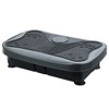 Vibration Plate Fitness Platform with handle Whole Body Exercise Machine with 120 Speed Levels, Lymphatic Drainage-Grey - 3 of 4