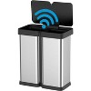 GAOMON Automatic Motion Sensor Trash Can, 60 Liter/16 Gallon Touchless Smart Garbage Bin with Soft-Close Lid, Large Capacity Waste Basket - 2 of 4
