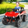 Infans 12V Kids Ride on Truck with Remote Control Slow Start Safety Belt Rear Storage - 3 of 4