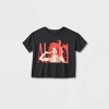 Pride Adult Alaska 5000 Short Sleeve Cropped T-Shirt - Black - 3 of 4