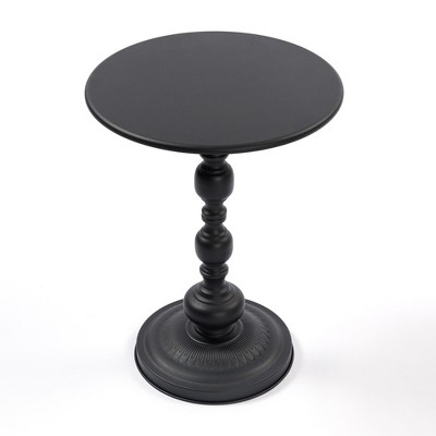 NicBex Vintage Metal Coffee Table End Table, Round Side Table Accent Table Decorative Small Space Living Room