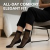 Women’s 6-Pack Non-Slip Sheer Ankle Socks with Cushioned Cotton Sole & Reinforced Toe – Breathable Comfort - 2 of 4