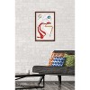 Trends International Marvel Ms. Marvel - Line Drawing Framed Wall Poster Prints - 2 of 4