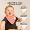 KeaBabies 10pk Organic Baby Bandana Bibs, Baby Drool Bibs for Baby Boy, Girl, Baby Bibs for Infant, Newborn - 3 of 4