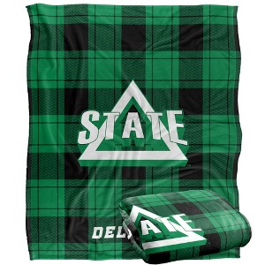 Delta State University Campus Plaid Spirit Silky Touch Super Soft Throw Blanket 50x60 - 1 of 4