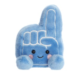 Aurora Mini Ferris Foam Finger Palm Pals Adorable Stuffed Animal Blue 5" - 1 of 4