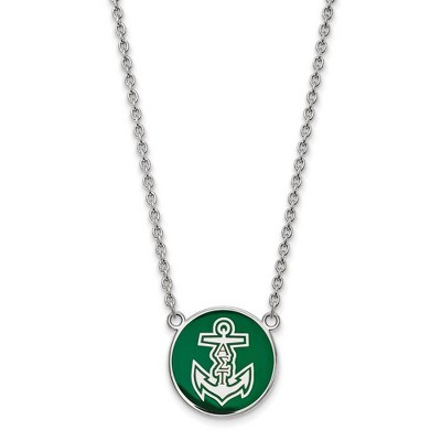 Black Bow Jewelry Sterling Silver Alpha Sigma Tau Greek Life Necklace 18 Inch