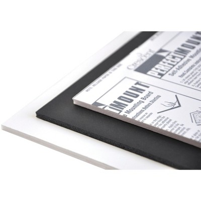 Crescent Perfect Mount Mounting Board, 32 x 40 Inches, White, Pack of 10