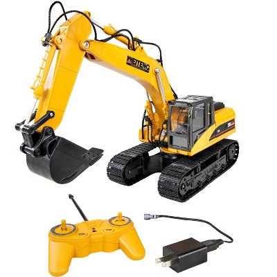 Sunnydaze Dig and Drive Remote Control Dump Truck - 1:20 Scale