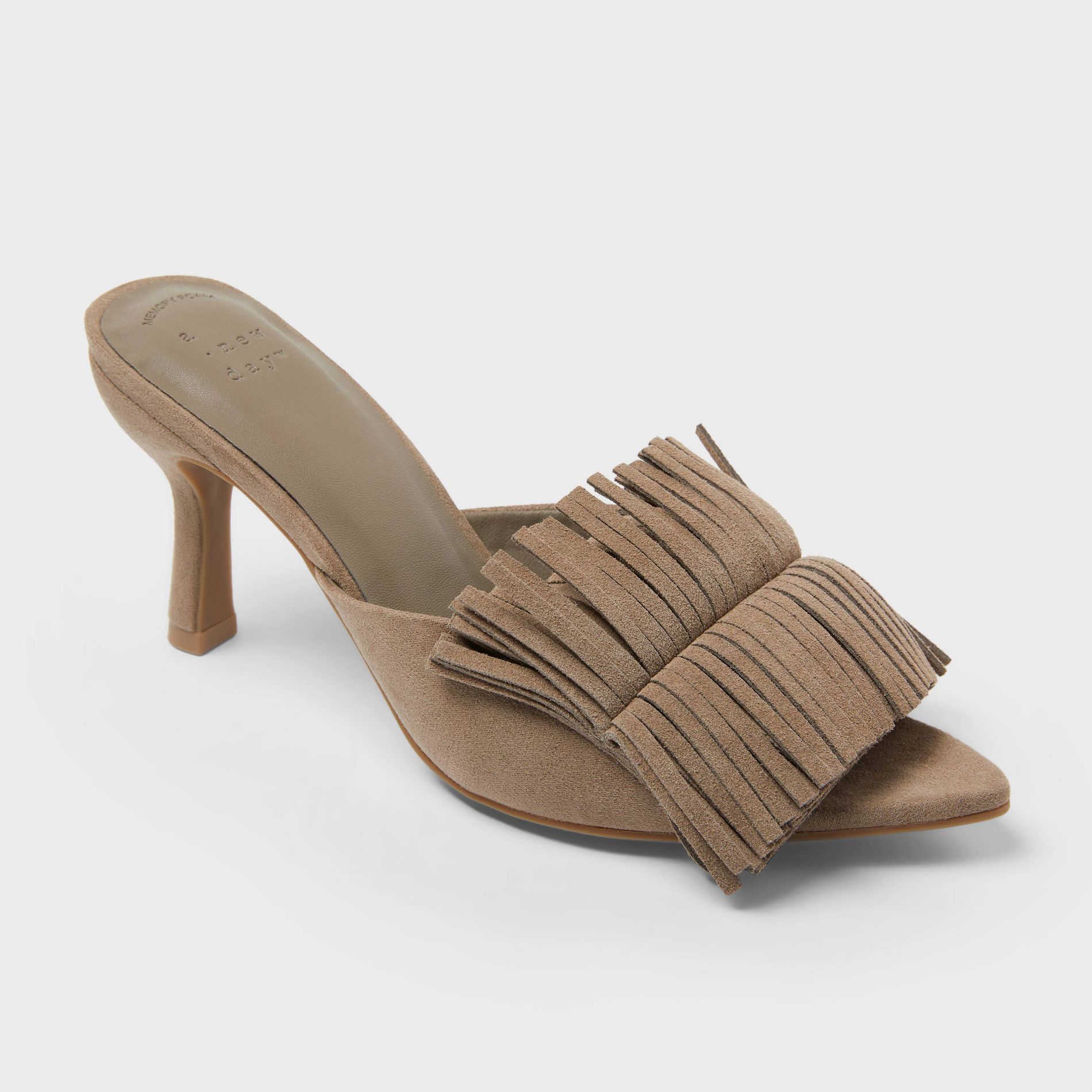 Women’s Lyra Heels with Memory Foam Insole – A New Day™ Taupe