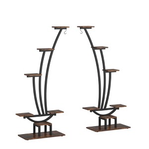 Tribesigns 1 Pair 6-Tier Tall Indoor Plant Stand - 1 of 4