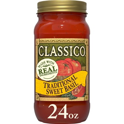 Classico Traditional Sweet Basil Pasta Sauce 24oz