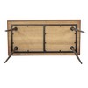 Coco Dining Table Rustic Oak/Brown - Armen Living - 4 of 4