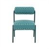 Jolene Green Patterned Upholstered Linen Accent Chair - 2 of 4
