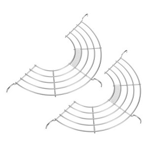 Unique Bargains Stainless Steel Semi-circular Strainers Corrosion-resistant Oil Drain Rack - 1 of 4