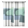 Mile High Studio Color And Shape Cliffs Of Moher 50" x 84" Single Panel Sheer Window Curtain - Society6 - 3 of 4