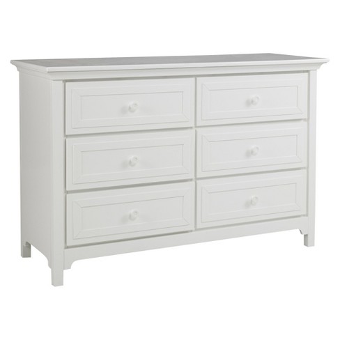 Ti Amo 6 Drawer Double Dresser Snow White Target