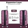 3 PCS Expanable Luggage Set Suitcase, PC Lightweight Hardshell Spinner Wheel Suitcase with TSA Lock (21+25+29)-ModernLuxe - 4 of 4