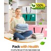 6 Pack Extra Large Moving Bags, Heavy Duty Packing Bags Zippers Handles Space Saving, Clothes Storage, College - 3 of 4