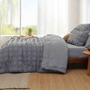 BAGOKIE 7 Pieces Plaid Bed in a Bag Comforter Set for All Season - 3 of 4