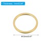 Unique Bargains DIY Crafts Copper Durable Anti-rust Beading Hoop Earrings 60 Pcs - 2 of 4